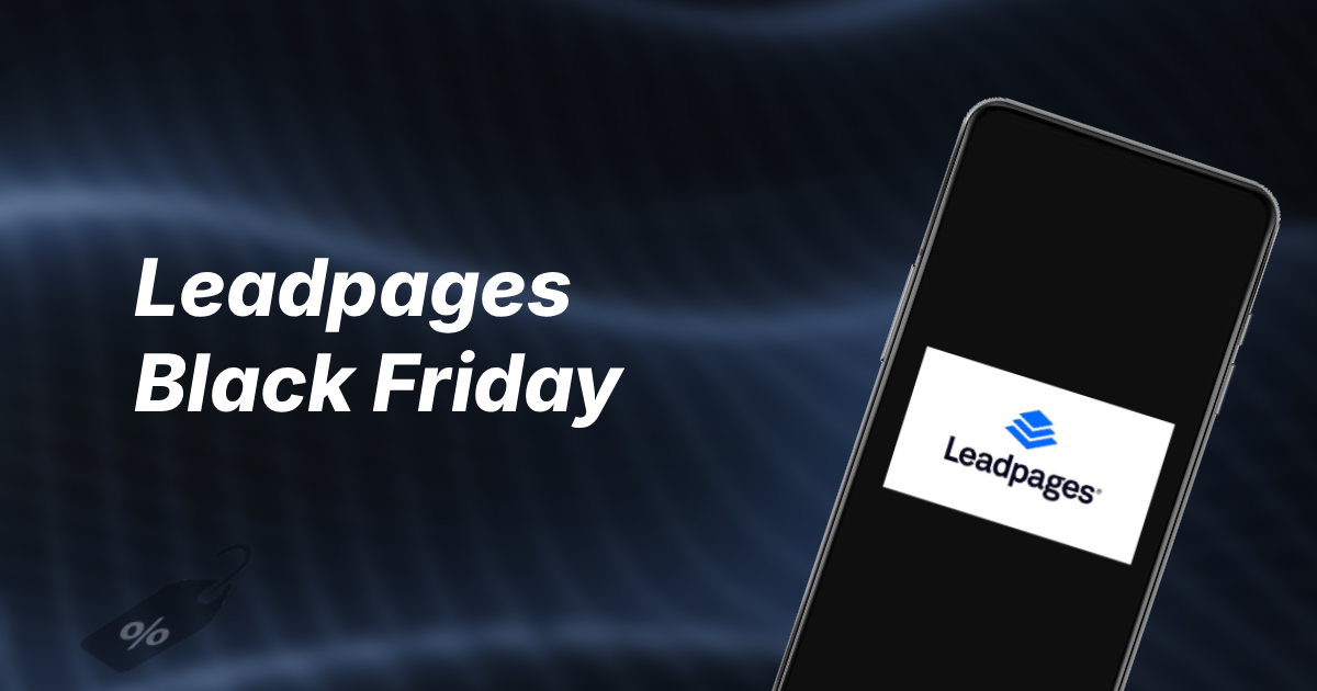 Leadpages black friday